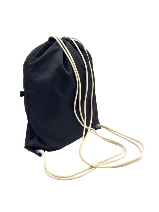 Prada Tessuto Leather Nylon Black Backpack Silver main image 15